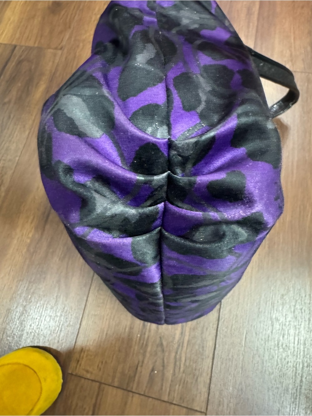Coach Poppy Glam F20048 Purple Black Ocelot Leopard Large Tote Y2K - Picture 14 of 14